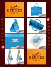 HERMES BIRKIN 25 (Pre-owned) - Bleu frida, Epsom leather, Ghw